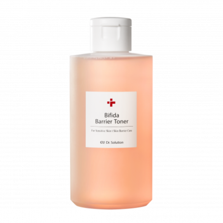 CU SKIN Dr Solution Bifida Barrier Toner 200ml — глибоко зволожуючий тонер з керамідами, пробіотиками, 85% біфідобактеріями —