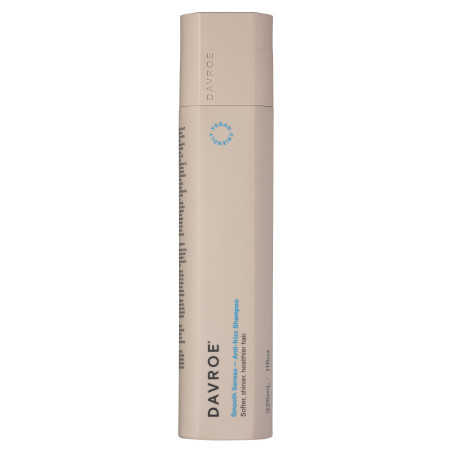 Шампунь Davroe Smooth Senses 325ml — для кучерявого волосся, з алое вера, пом'якшує та приборкує завивання, рожева упаковка