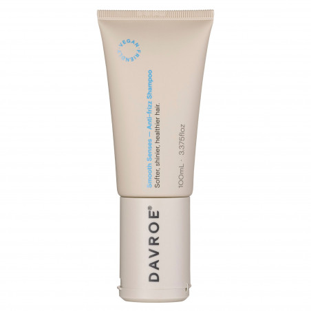 Шампунь Davroe Smooth Senses Anti-frizz Shampoo 100ml — пом'якшення кучерявого волосся, екстракт чорниці та алое вера, без
