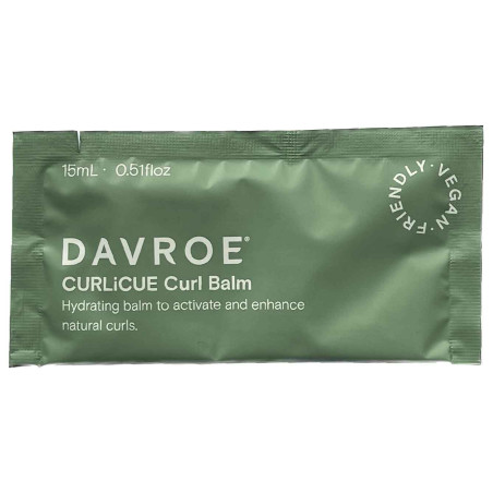 Крем-активатор Davroe Curlicue Curl Balm 15ml — для кучерявого волосся, усунення пухнастості, олія авокадо, екстракт сливи