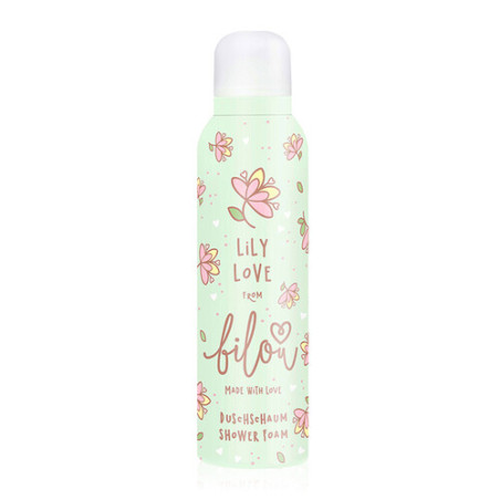 Пінка для душу Bilou Lily Love Shower Foam 200 ml — запобігання ламкості, подовження та об'єм, чорна, без грудочок — упаковка