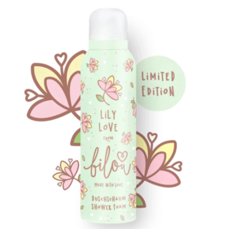 Пінка для душу Bilou Lily Love Shower Foam 200 ml — запобігання ламкості, подовження та об'єм, чорна, без грудочок — вигляд