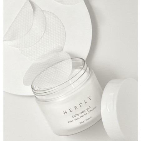 Пілінг-пади Needly Daily Toner Pad 60 шт — з центеллою азіатською, BHA, PHA кислотами, для щоденного застосування, для всіх