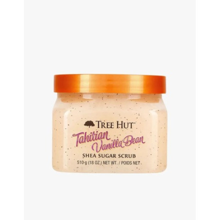 Скраб для тіла Tree Hut Tahitian Vanilla Bean Sugar Scrub 510g — відлущування, зволоження, живлення, для всіх типів шкіри,