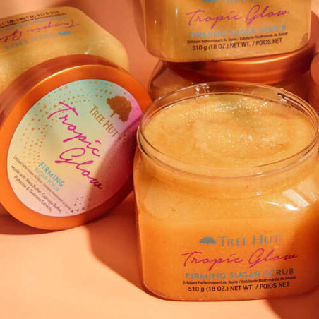 Скраб для тіла Tree Hut Tropic Glow Sugar Scrub 510g — відлущування, зволоження, живлення, для всіх типів шкіри, тропічний