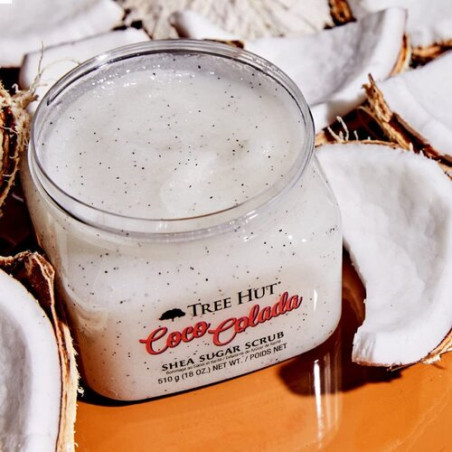 Скраб для тіла Tree Hut Coco Colada Sugar Scrub 510g — відлущування, зволоження, живлення, для всіх типів шкіри,