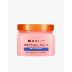 Скраб для тіла Tree Hut Moroccan Rose Sugar Scrub 510g — відлущування, зволоження, живлення, для всіх типів шкіри, марокканська
