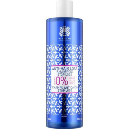 Шампунь Valquer Anti-Hair Loss 400ml — професійний засіб проти випадіння волосся з вітамінами Е, В6, В5, В3, без сульфатів та