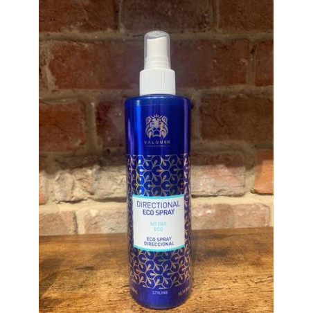 Valquer Directional Eco Spray 300ml — професійний фіксуючий спрей з вітаміном Е, безгазовий, не містить сульфатів, парабенів,