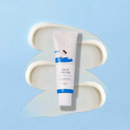 Крем Round Lab Birch Juice Moisturizing Sunscreen 50ml — березовий сік для живлення, гіалуронова кислота для зволоження, SPF50+