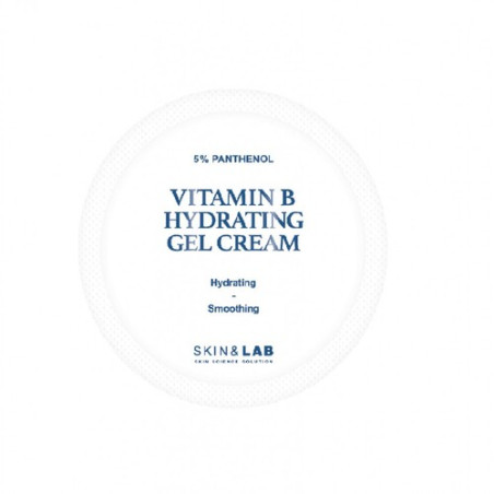 Skin and Lab Vitamin B Hydrating Gel Cream 1g — інтенсивне зволоження, пантенол, кераміди, для чутливої шкіри — вигляд товару