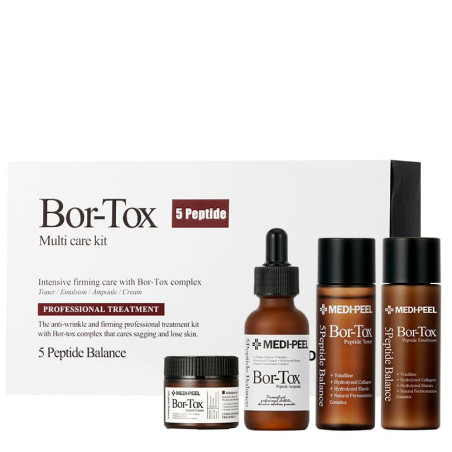 Medi-Peel Bor-Tox 5 Peptide Multi Care Kit 4 одиниці — омолоджувальний ефект, ботокс-дія, підтяжка рельєфу, зріла шкіра —