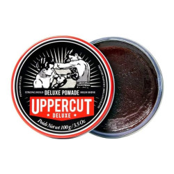 Помада для укладання волосся сильної фіксації Uppercut Deluxe Pomade 100g — обмежені партії, ручний розлив, сильна фіксація з