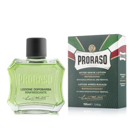 Професійний лосьйон після гоління Proraso Refresh Eucalyptus 100ml — з екстрактом евкаліпта, гамамелісу та ментолом, для