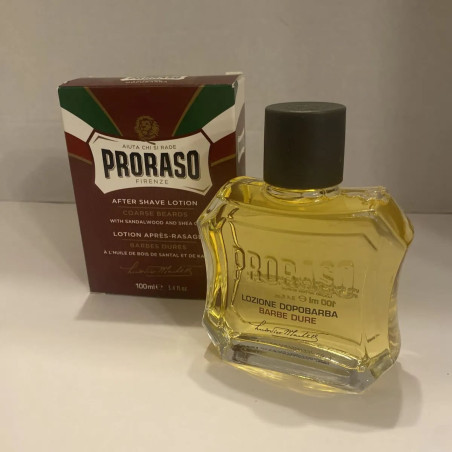 Професійний живильний лосьйон після гоління Proraso Nourish Sandalwood 100ml — зволожує, живить, заспокоює, усуває почервоніння