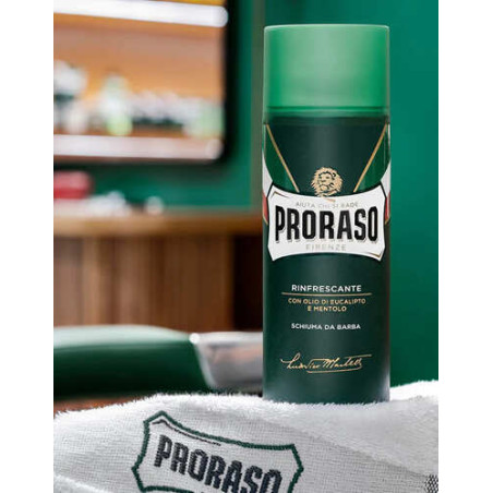 Піна для гоління Proraso Shaving Refresh Eucalyptus 300ml — створює багату густу піну, забезпечує безпечне гоління — вигляд