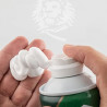 Піна для гоління Proraso Shaving Foam Green Tea and Oatmeal 300ml — екстракт вівса та зелений чай заспокоюють шкіру — аплікація