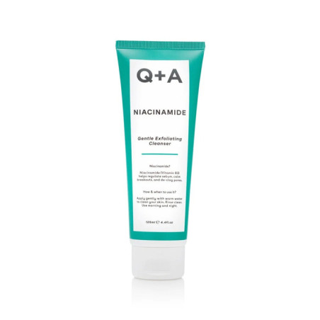 Q+A Niacinamide Gentle Exfoliating Cleanser 125ml — очищувальний гель для комбінованої, жирної та проблемної шкіри, ніацинамід
