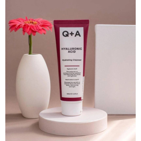 Q+A Hyaluronic Acid Daily Moisturiser 75ml — зволожувальний крем для всіх типів шкіри, гіалуронова кислота та олія жожоба,