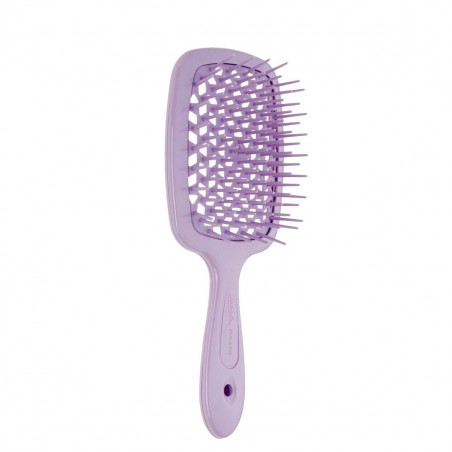 Щітка для волосся JANEKE SUPERBRUSH бузкова — стимуляція росту волосся, зменшення випадіння, італійське виробництво — аплікація