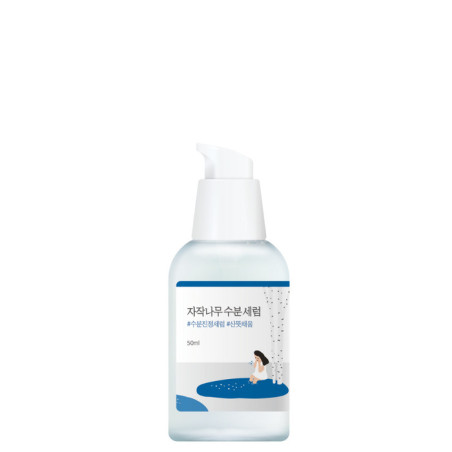 Зволожувальна сироватка Round Lab Birch Juice Moisturizing Serum 50ml — з березовим соком, ГК та вітаміном С, антиоксидантна