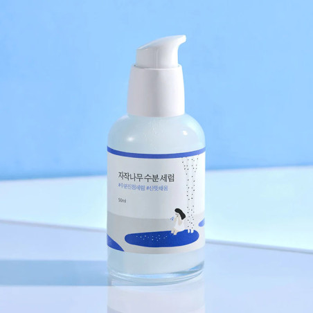 Зволожувальна сироватка Round Lab Birch Juice Moisturizing Serum 50ml — з екстрактом насіння вівса та куркумою, для всіх типів