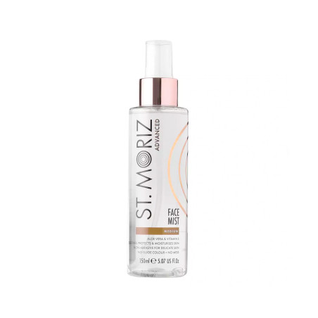 Автобронзант-спрей St. Moriz Advanced Face Mist 150ml — забезпечує натуральний коричневий відтінок, з касторовою олією та
