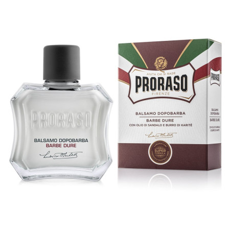 Бальзам після гоління Proraso After Shave Balm Nourish Sandalwood Red 100ml — інтенсивне живлення та відновлення шкіри,