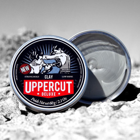 Глина для укладання волосся Uppercut Deluxe Clay Low Shine 70g — для всіх типів волосся, природний матовий фініш, легко