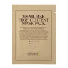 Benton Snail Bee High Content Mask Pack 20g — тканинна маска, інтенсивне зволоження, для всіх типів шкіри — вигляд товару