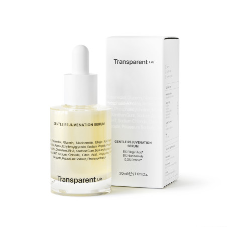 Освітлювальна антивікова сироватка Transparent Lab Gentle Rejuvenation 30ml — ефективне зволоження, пружність, освітлення, для