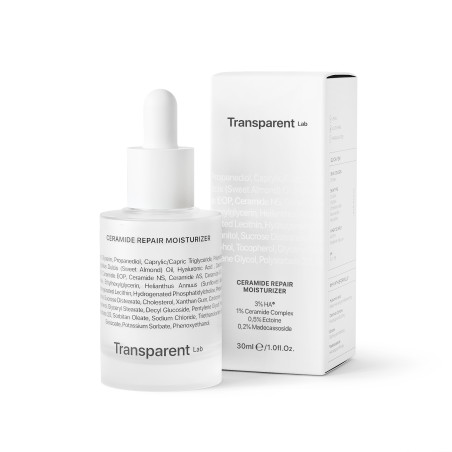 Transparent Lab Ceramide Repair сироватка 30ml — для чутливої та зневодненої шкіри, з церамідами, гіалуроновою кислотою,
