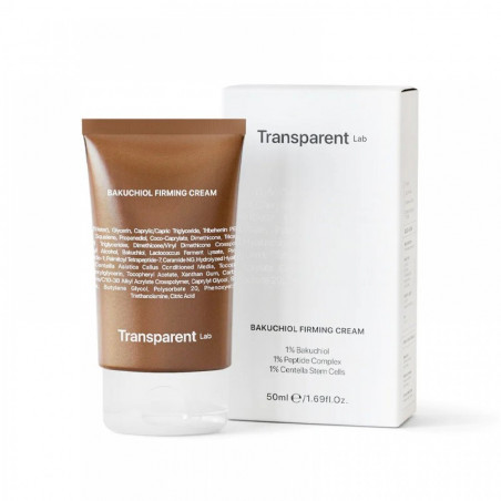 Transparent Lab Bakuchiol Firming крем 50ml — антивіковий засіб для зменшення зморшок, з бакучіолом, пептидами, стовбуровими