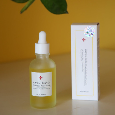 CU SKIN Dr Solution AHA 30% BHA 0.5% 50ml — запобігання акне, стимуляція колагену, зволоження, всі типи шкіри — вигляд товару