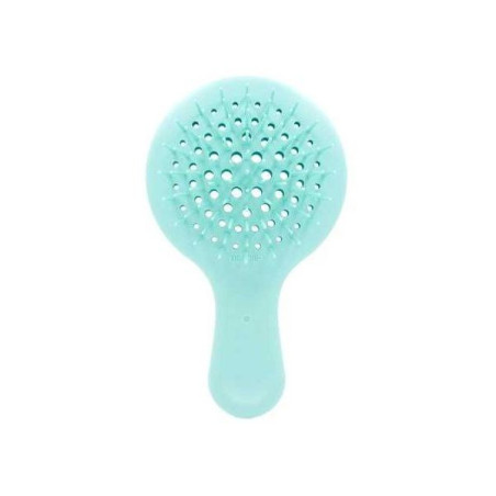 Щітка для волосся JANEKE SUPERBRUSH MINI тіфані — спеціально закруглені кінчики зубців, гнучкі нейлонові щетинки, підходить для