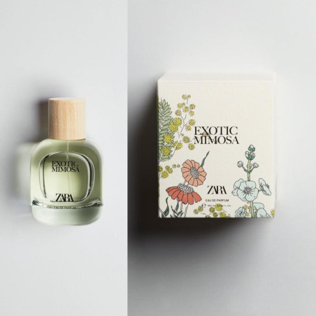 ZARA Exotic Mimosa 90ml — стійкий аромат з екзотичними нотами для щоденного використання — вигляд товару