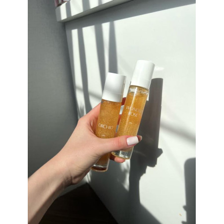 ZARA Orchid Shimmering Body Oil 50ml — доглядовий засіб для всіх типів шкіри, надає делікатного сяяння та свіжого вигляду —