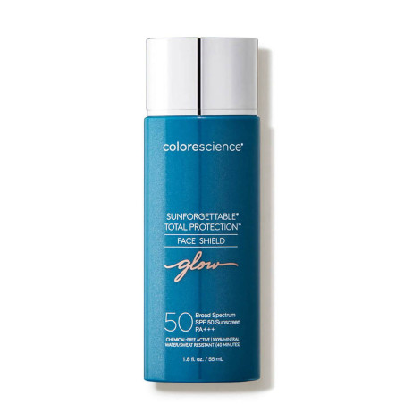 Colorescience Sunforgettable Total Protection Face Shield Glow SPF 50 55ml — захист від вільних радикалів, антиоксидантна