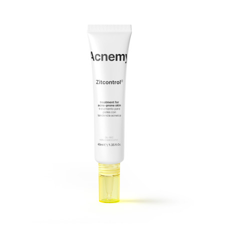 Acnemy Zitcontrol 40ml — крем для проблемної шкіри з саліциловою кислотою, ніацинамідом, цинком, натрію PCA, контролює прищі,