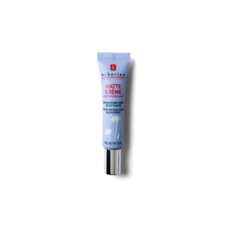 Ультра-матуючий крем Erborian Matte Creme 15ml — матовий фініш, вирівнювання тону та зменшення пор, для жирної шкіри, з