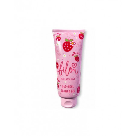 Гель для душу Bilou Sweet Strawberry Shower Gel 200 ml — інтенсивне зволоження, делікатне очищення та пом'якшення шкіри, для