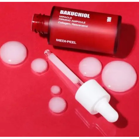 Medi-Peel Bakuchiol Miracle Firming 30ml — сироватка для підвищення пружності, зволоження та освітлення шкіри, вигляд товару