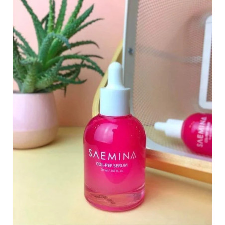 Омолоджувальна сироватка Newland All Nature Saemina Col-Pep Serum 50ml — гіалуронова кислота, рослинні екстракти, зміцнення