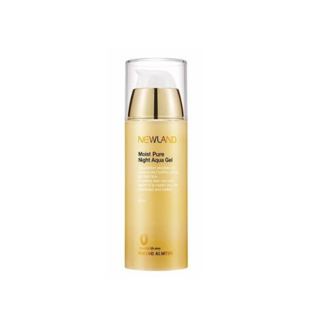 Відновлюючий гель Newland All Nature Moist Pure Night Aqua Gel 95ml — з оліями та мінералами, тривале зволоження та стимуляція
