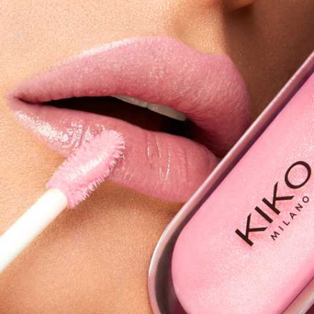 Блиск для губ KIKO 3D Hydra Lipgloss 6,5ml 06 — м'яка та чуттєва текстура тане на губах, надаючи їм гладкості та сяйва, оптично