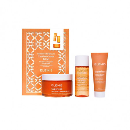 Подарунковий набір для обличчя Суперфуд Тріо Здорова шкіра ELEMIS Superfood Skincare The Glow Getters Trilogy Superfood — 3
