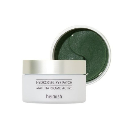 Заспокійливі гідрогелеві патчі під очі Heimish Matcha Biome Hydrogel Eye Patch з зеленим чаєм, ніацинамідом, ферментами 60 шт —