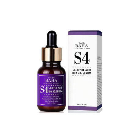 Cos De Baha Salicylic Acid BHA 4% Serum 30ml — сироватка для жирної та проблемної шкіри, усуває акне та запалення, освітлює