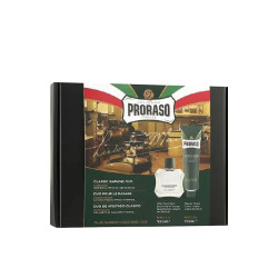 Професійний набір для гоління Proraso Duo Pack Refreshing 150/100 ml — крем для гоління та бальзам після, з ментолом,