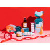 Подарунковий набір косметики Q+A Skincare Heroes — гель для вмивання, тонер, сироватка, крем, делікатний догляд за всіма типами